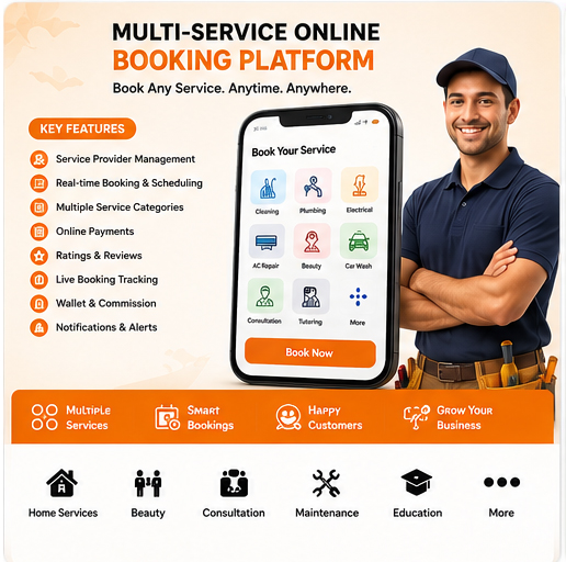 Multi-Service Online Booking & Marketplace Platform