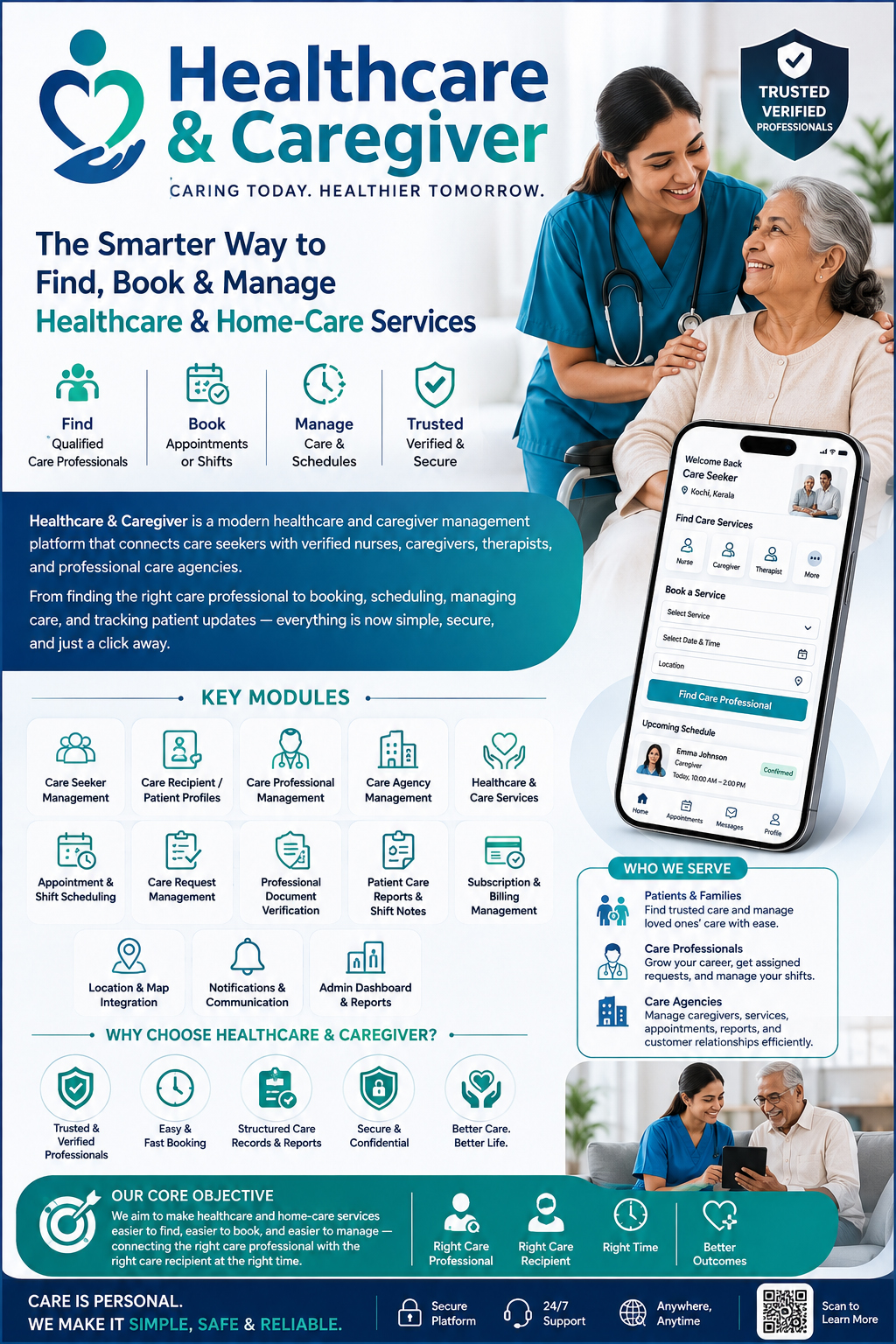 Healthcare & Caregiver Management Platform